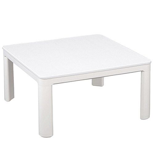  YAMAZEN ESK-751(W) Casual Kotatsu Japanese Heated Table 75x75 cm White