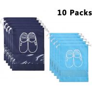 [아마존핫딜][아마존 핫딜] YAMIU 10 Pcs Shoe Bags Dust-proof Drawstring with Window Travel Shoe Storage Bags