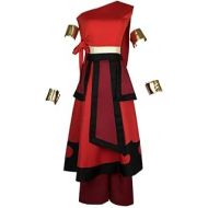 YANGGO Prince Zuko Katara Aang Cosplay Costume Uniform Outfit Full Set for Adult