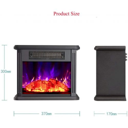  YANGLIYU Freestanding Fireplace Fireplaces Electric Simple Heating Decoration Solid Wood TV Decoration Cabinet Heating Stove Core 1000W 1500W Overheating Safety Function (Color : B