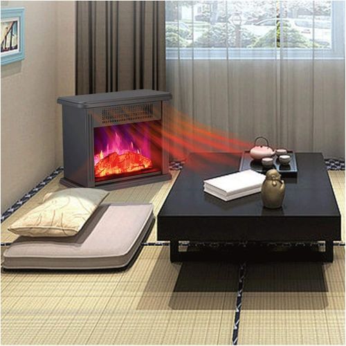  YANGLIYU Freestanding Fireplace Fireplaces Electric Simple Heating Decoration Solid Wood TV Decoration Cabinet Heating Stove Core 1000W 1500W Overheating Safety Function (Color : B