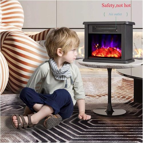  YANGLIYU Freestanding Fireplace Fireplaces Electric Simple Heating Decoration Solid Wood TV Decoration Cabinet Heating Stove Core 1000W 1500W Overheating Safety Function (Color : B