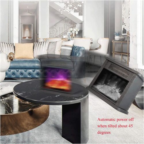  YANGLIYU Freestanding Fireplace Fireplaces Electric Simple Heating Decoration Solid Wood TV Decoration Cabinet Heating Stove Core 1000W 1500W Overheating Safety Function (Color : B