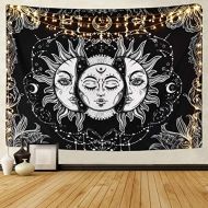 Marke: YANSHON YANSHON Kunst Wandteppich, Tapisserie Moon Phase Change Wandbehang, Wandteppich mit Art Nature Home Tischdecke Dekorationen fuer Wohnzimmer, Schlafzimmer Dekor