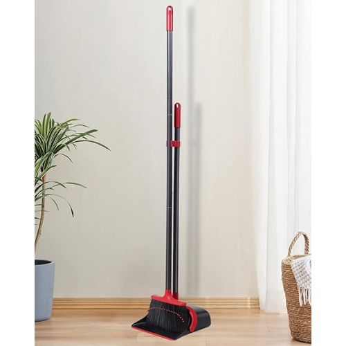  Broom and Dustpan Set for Home, Upgrade 52