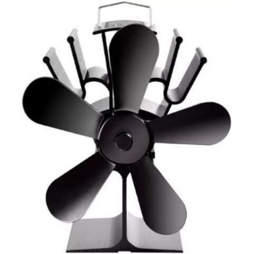  YAOBAO Heat Powered Stove Fan,5 Blade Fireplaces Fan,Silent Eco Friendly Wood Burning for Gas,Pellet,Wood,Log Burning Stoves,60 350°C/8.8 Inch