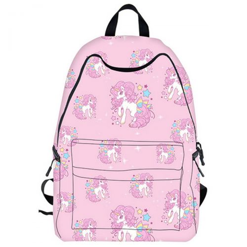  YAOSEN Cartoon Unicorn Backpack Big Capacity Daypack Casual School Bag (Pink)