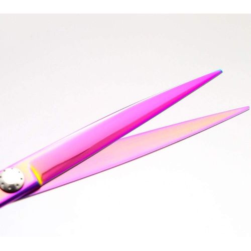  YAOSHIBIAN-shears 7.5 Inch High-end Pet Scissors Stainless Steel Dog Hairdressing Scissors Shears (Color : Colors)