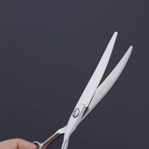  YAOSHIBIAN-shears 6-inch Professional Hairdressing Scissors, Pet Scissors Shears (Color : Silver)