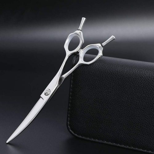  YAOSHIBIAN-shears 6-inch Professional Hairdressing Scissors, Pet Scissors Shears (Color : Silver)