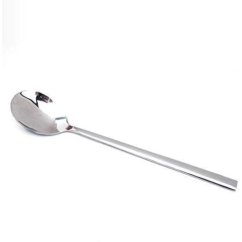  [아마존베스트]YAPULLYA YAPULLY Polished Stainless Steel Spoons and Chopsticks Set, Korean Chopsticks and Spoons tableware with long-hand, Reusable, set of 3-silver