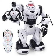 YARMOSHI- Remote Control Smart Robot Toy - Big Calvin, Flexible Moving Body, Whirls, Dances,12.6x6.3x15.2 Inches, Fun Gift for Girls and Boys. Age 3+