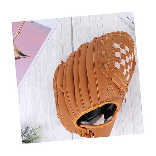  YARNOW Sports Teeball Glove Girls Softball Gloves Baseball Left Hand Glove Youth Softball Glove Workout Glove