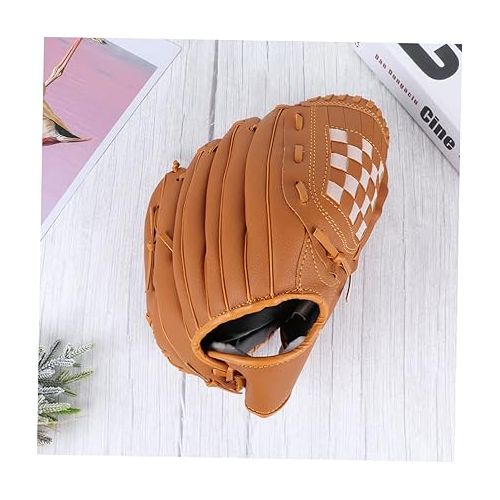  YARNOW Sports Teeball Glove Girls Softball Gloves Baseball Left Hand Glove Youth Softball Glove Workout Glove