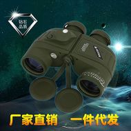 YARUIFANSEN 10 50 binocular with light with compass waterproof coral rangefinder HD telescope