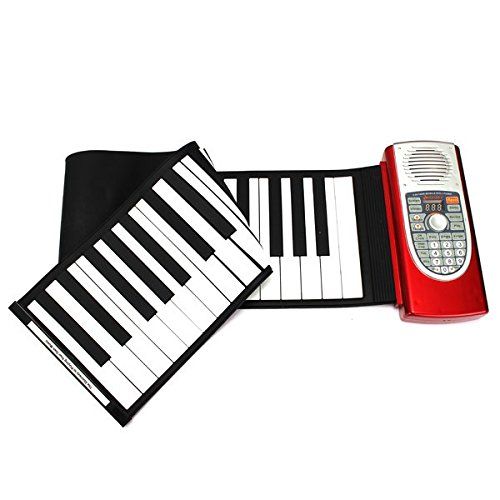  YARUIFANSEN IWord 61 keys Midi Roll Up Electronic Piano With Mini Keyboard S2018