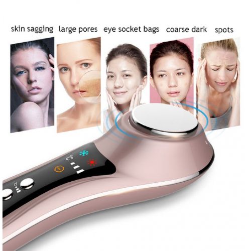  YAVOCOS 2017 Hot&Cold Cryotherapy Ion Massager Face Lifting,Tihghten,Wrinkle Remover Anti-aging...