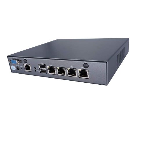  YAYKON YK-NJF3 Micro Network Security Firewall Appliance VPN Router Mikrotik Pfsense Desktop Router with 4 Gigabit Intel LAN Ports J1900 2G RAM 8G SSD