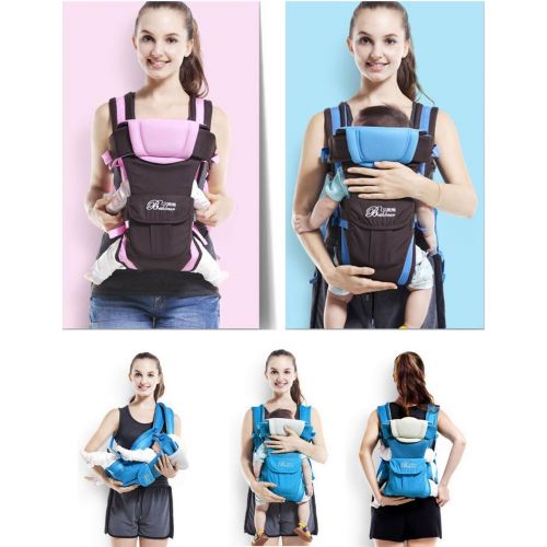  YB Flip 4-in-1 Convertible Baby-Carrier-wrap-Sling-Kangaroo-Bag (Blue)