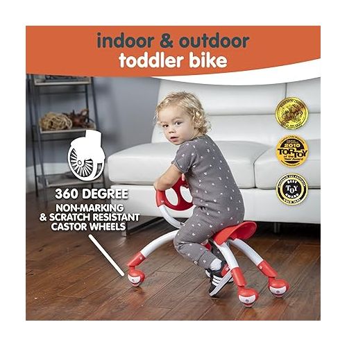  Pewi Walking Ride On Toy - From Baby Walker to Toddler Ride On for Ages 9 Months to 3 Years Old