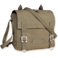 YBRR German Canvas Bag Retro WW2 Bread Bag Tactical Backpack Camping Equipment Hiking Backpacks, Army Green, Small