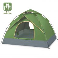 YC Outdoor Instant 4-Person pop-up Camping Tent - Simple, Automatic Setting - Ideal for Leisure Family Camping Hiking