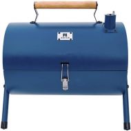 YCDJCS Charcoal Grill Household Portable Lightweight Thickened Barbecue Grill Indoor Outdoor Small Charcoal Stove for Cooking Camping Hiking Picnics Camping Grills (Color : Blue, S