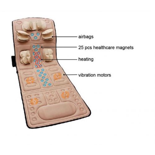  YD-Shop YD Massage Cushion 4D Massage Mattress Kneading Vibration Heating Massage Cushion Massager Neck Shoulder Waist Elderly Massager /& (Color : B)