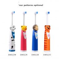 YDGD98F Battery Operated Kids Toothbrush Electric Tooth Brush Rotating Brush Head Toothbrush Baby...