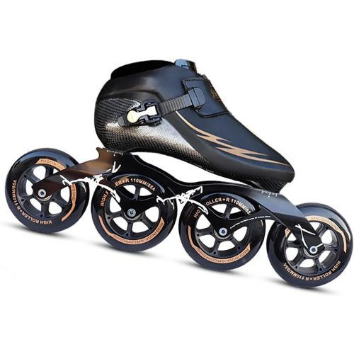  YDHNB 4 Wheels Inline Skates Professional Carbon Fiber High Performance Speed Roller Skates for Beginners Great Ideal Roller Skates for Boys and Girls