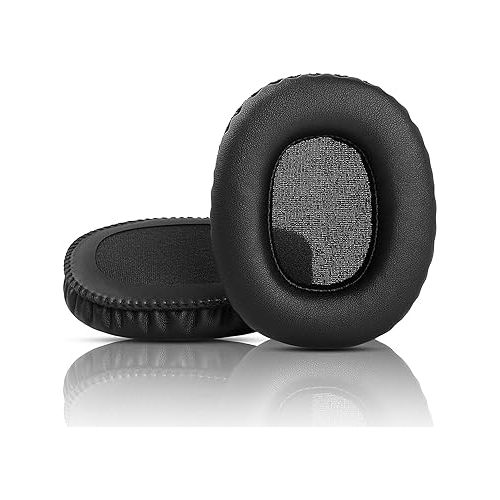  Replacement Earpads Ear Pads Cushions Compatible with Marshall Monitor Over-Ear Stereo Headphones (Black)