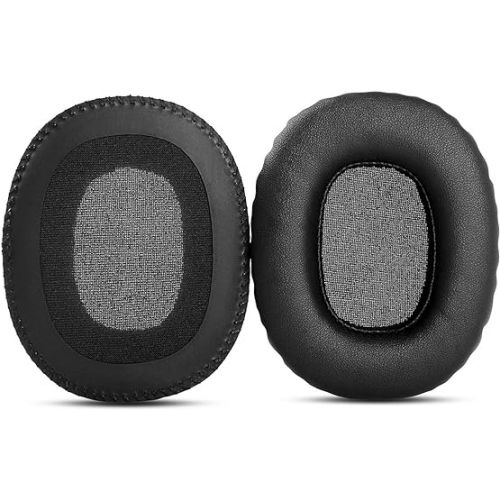  Replacement Earpads Ear Pads Cushions Compatible with Marshall Monitor Over-Ear Stereo Headphones (Black)