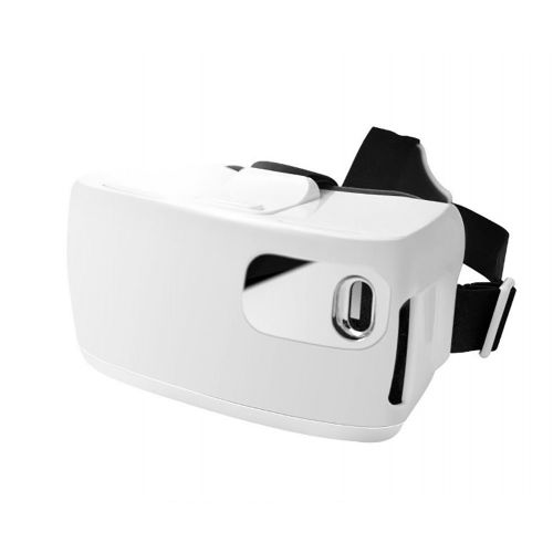  YDZSBYJ VR Headsets VR Glasses, 3D Virtual Reality AR Stereo GameMovie, Suitable for 4.7~6 Inches Smart Phone, Head-Mounted, White (Color : White)