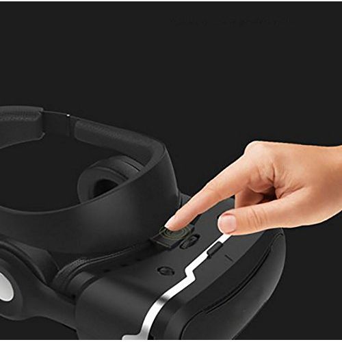  YDZSBYJ VR Headsets 3D Glasses VR Headset, Virtual Reality WiFi HD AR Stereo GamepadMovie, Head-Mounted, iPhone 7 6 6s PlusOppovivo, Black (Color : Black)