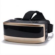 YDZSBYJ VR Headsets VR Glasses, Smart WiFi Connection, 3D 360 Degree Virtual Reality Glasses Mobile CinemaVideo, Head-Mounted, Gyro, Gold (Color : Gold)
