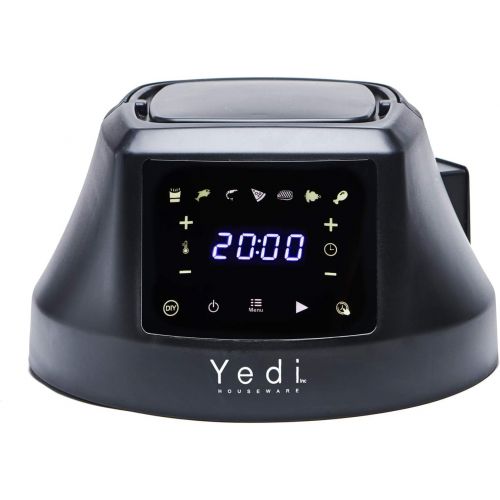  [아마존베스트]YEDI HOUSEWARE Yedi Capital Air Fryer Lid and Dehydrator, 7 Presets, DIY Function, and Delay Start Function