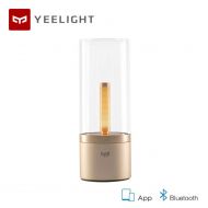 YEELIGHT YLFW01YL Candela, Rechargable Smart LED Candle Ambiance Bluetooth App Rotate Control, Night Light Bedside Lamp, 1800K