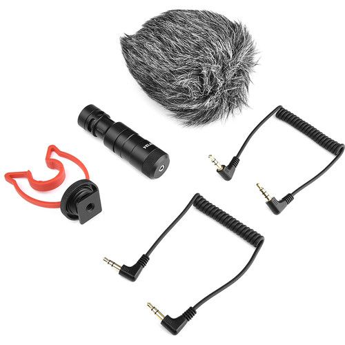  YELANGU MIC10 Compact Camera-Mount Shotgun Microphone for Smartphones and Cameras