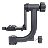 YELANGU Professional Gimbal Tripod Head Standard 1/4 3/8 Screw DSLR DV Cameras Weight up to 20kg (Aluminium Alloy)