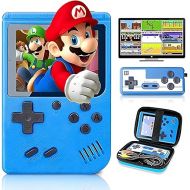 Retro Handheld Game Console with 400 Classical FC Games-3.0 Inches Screen Portable Video Game Consoles with Protective Shell-Handheld Video Games Support for Connecting TV & Two Players