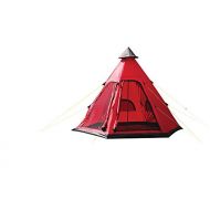 Yellowstone 4 Man Tent - Tipi Tent - BluePlumRed