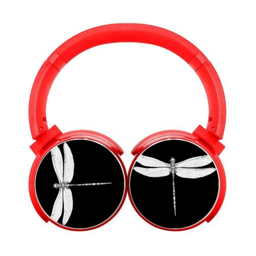  YES-666 Dragonfly Wingsstereo Wireless Headset with Microphone Bluetooth Foldable Portable Stereo Headset for PcTvPhone Red