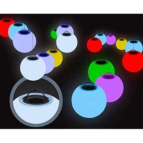 YESIE 10Packs Led Pool Ball Lights,3-Inch Color Changing LED Orb Night Light, IP67 Waterproof Hot Tub Floating Ball,Cordless Glow Beach Ball, Bath Toys,Pool Toys,Home Christmas Dec