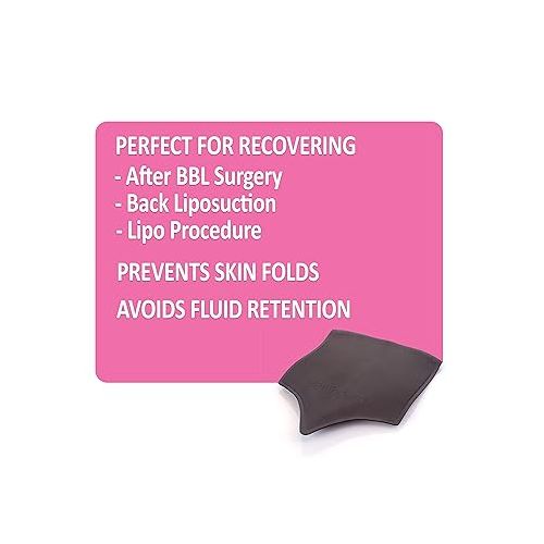  Lipo Lumbar Molder Foam Board Provides Abdominal Compression, Support, & Comfort Post Liposuction or BBL Surgery - Soft Faja Board Minimizes Swelling & Prevents Fluid Retention Without Marking Skin