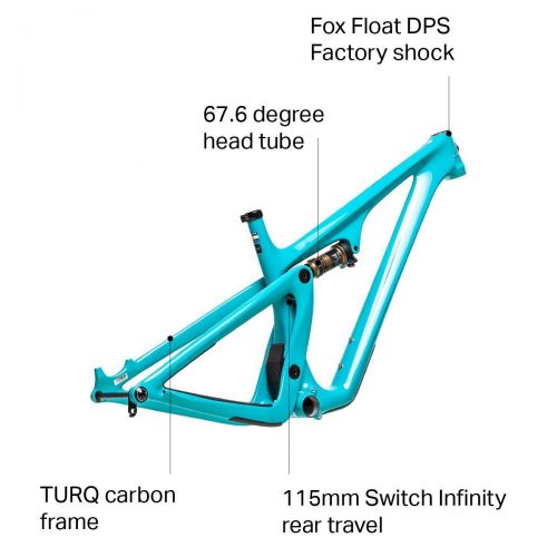 예티 Yeti Cycles SB115 Turq Mountain Bike Frame