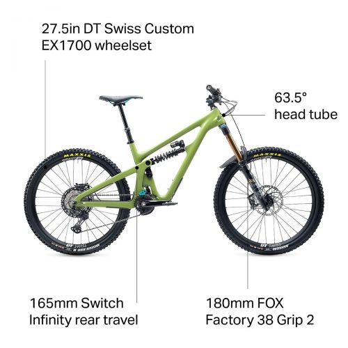 예티 Yeti Cycles SB165 Turq T1 XT Mountain Bike