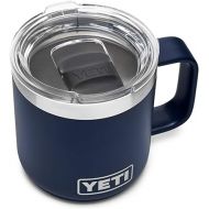 YETI Rambler 10 oz Stackable Mug, Vacuum Insulated, Stainless Steel with MagSlider Lid, Navy