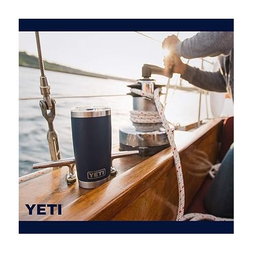 예티 YETI Rambler 20 oz Stainless Steel Vacuum Insulated Tumbler w/MagSlider Lid