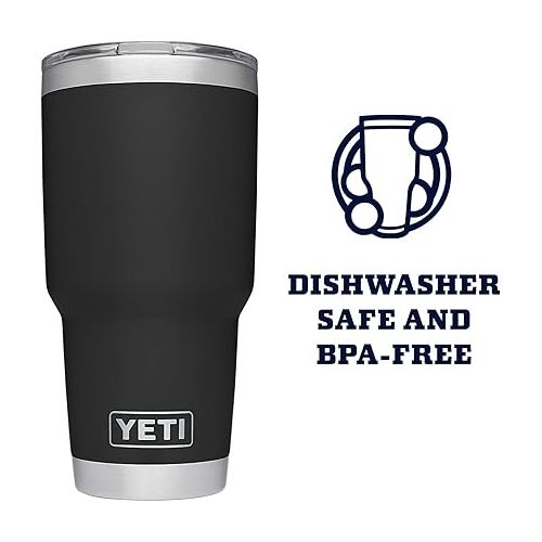 예티 YETI Rambler 30 oz Stainless Steel Vacuum Insulated Tumbler w/MagSlider Lid