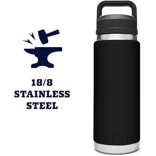 예티 YETI Rambler 26 oz Bottle, Vacuum Insulated, Stainless Steel with Chug Cap